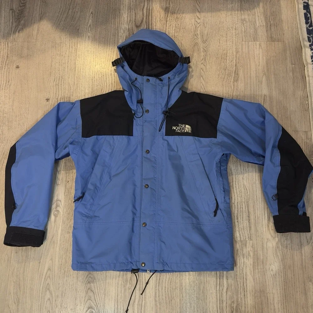 The North Face TNF Outdoor Gore Tex Mountain Light Jacket Sz‎ Large Vintage 90s